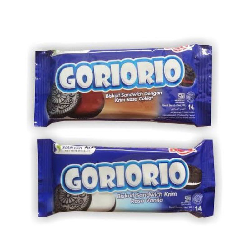 

Biskuit GOriorio coklat dan vanila