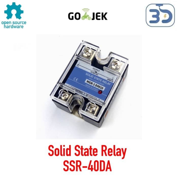 Reprap 3D Printing Solid State Relay SSR-40DA