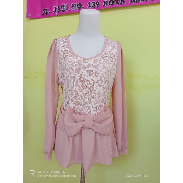 atasan sifon preloved