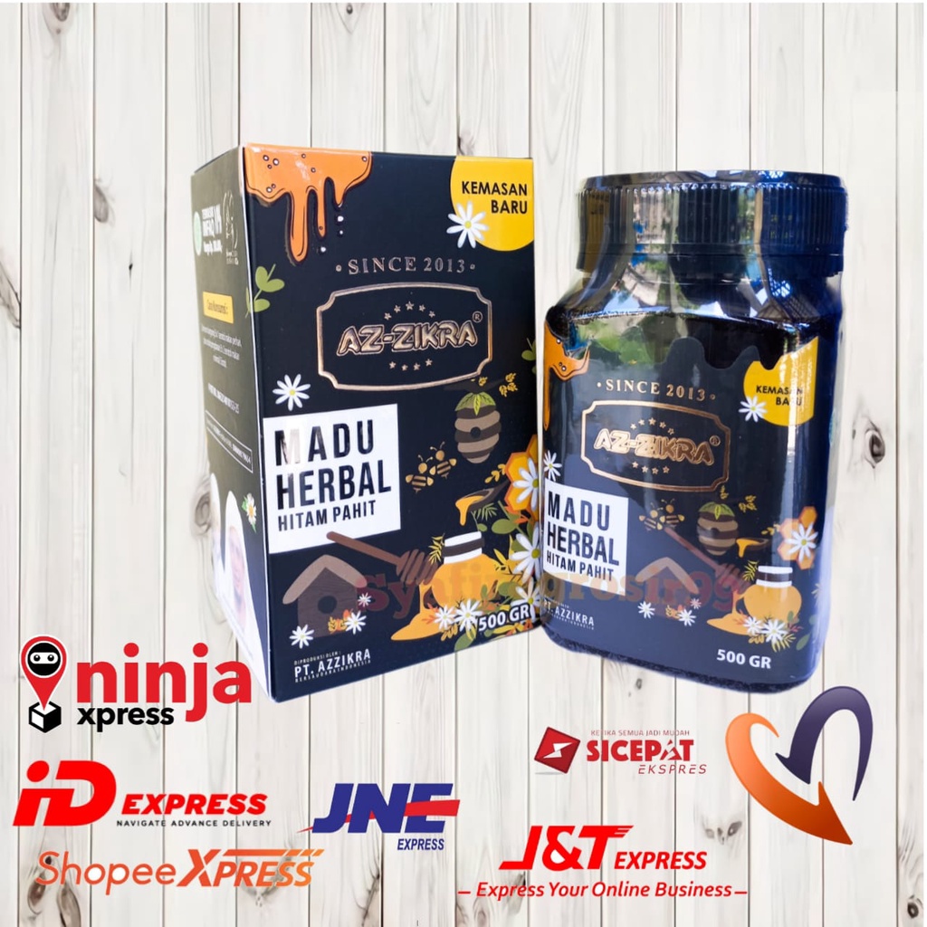 AZ ZIKRA Madu HERBAL HITAM PAHIT Special Original az zikra madu