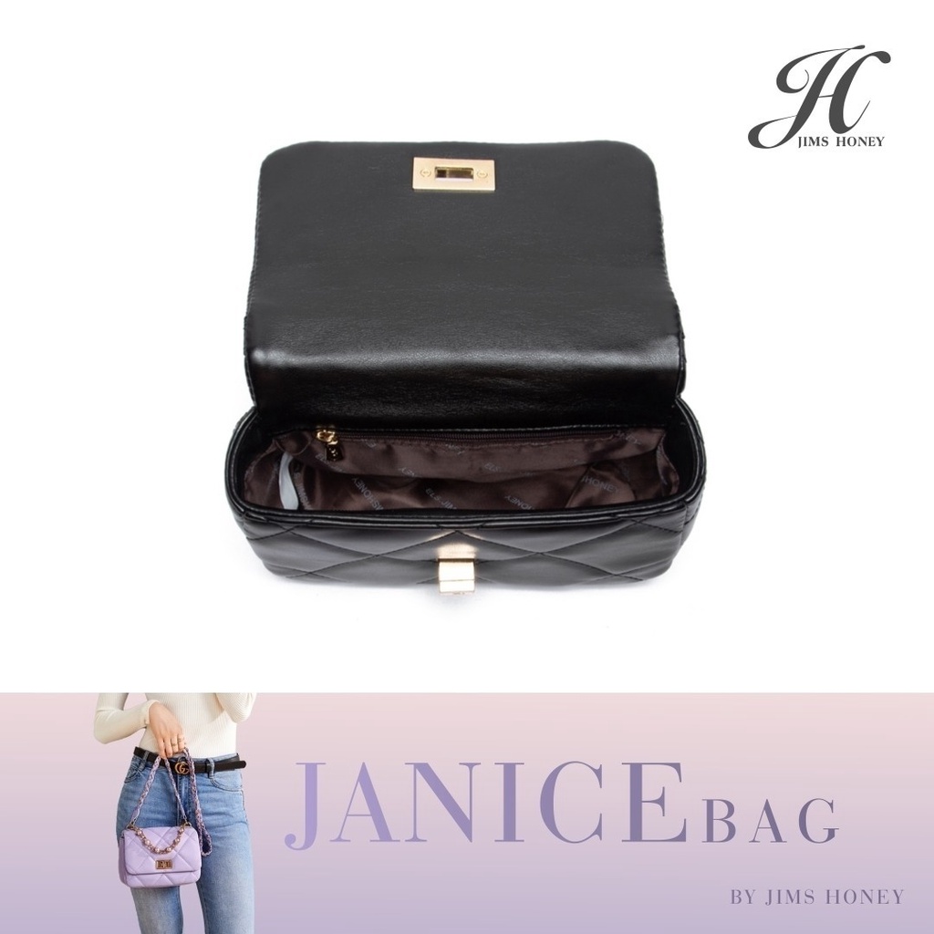 Jims Honey Janice Bag Tas Jinjing Selempang Kecil Pesta Wanita Cewek Fashion Korea Kasual Keren Import Jimshoney Murah