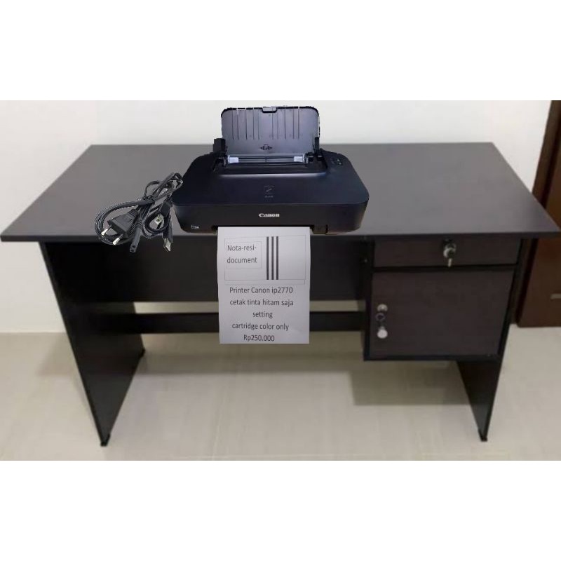 printer Canon ip2770 print cetak hitam putih saja second normal jaya siap pakai lengkap kabel