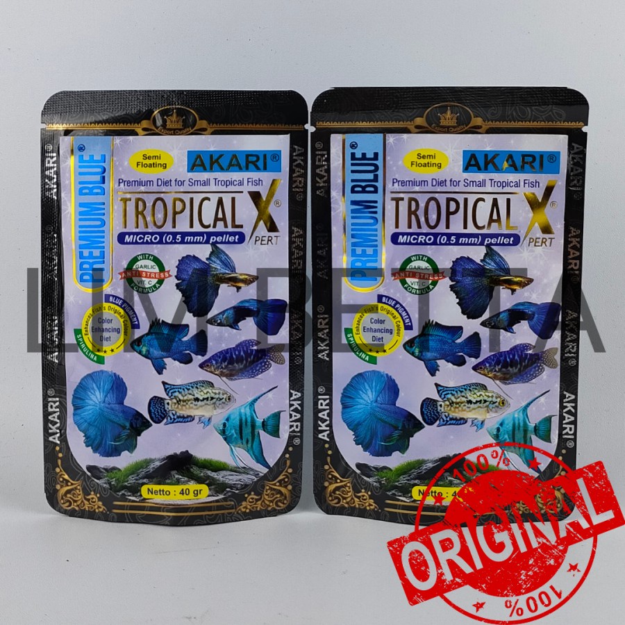 AKARI TROPICAL PREMIUM BLUE 40 GRAM / AKARI TROPICAL X CHILCLID