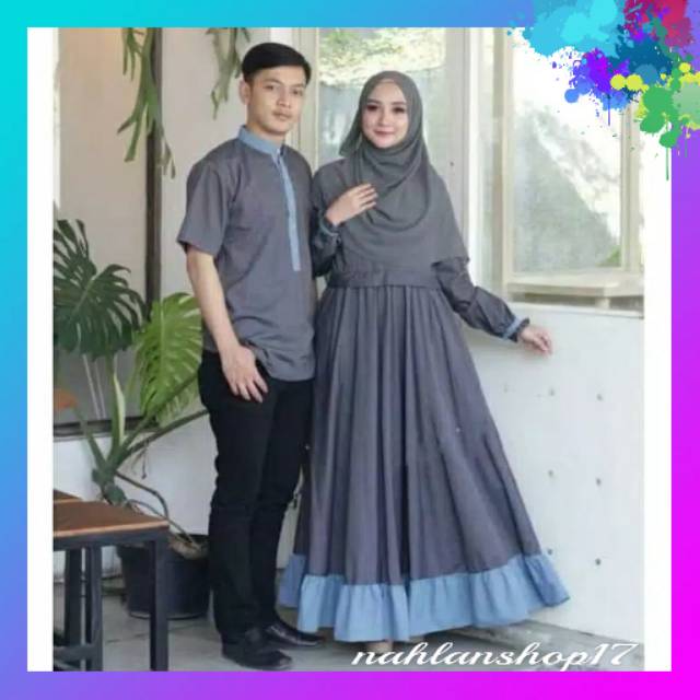 BAJU GAMIS COUPLE TERBARU / BAJU GAMIS COUPLE ZAKI ZAKIA