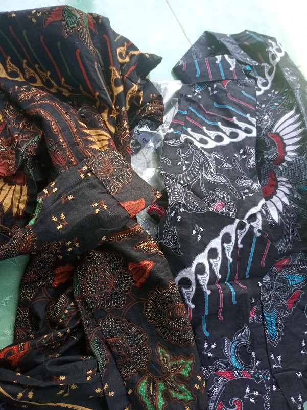 Bswart Batik Hrb026 Kenongo Hem Pendek Padi Pekalongan M L Xl Batik Pria Murah Modern Grosir