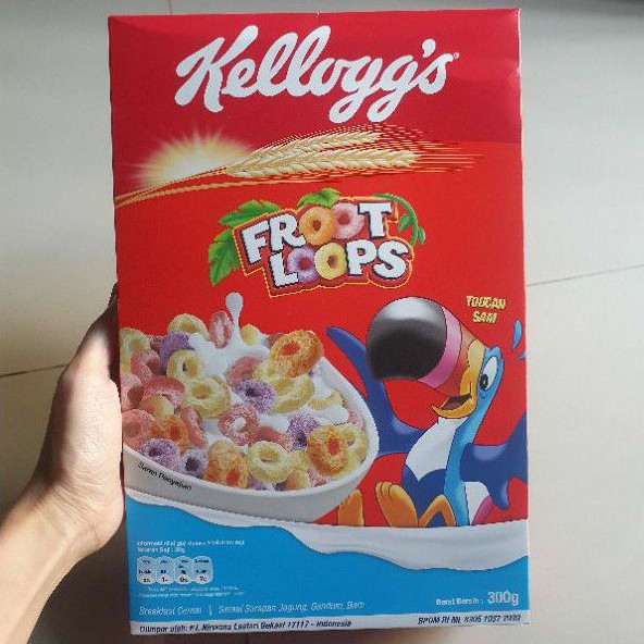 

Kelloggs Froot loops cereal kellogg's sereal THAILAND fruit buah 300gr / box