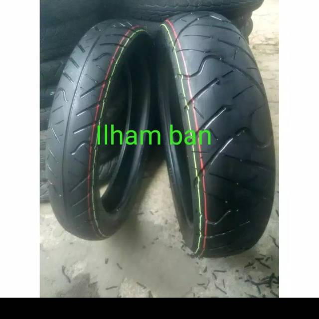 Sepasang Ban seken tubles, untuk viksen, CBR, ninja, ukuran 110-70 140-70 ring 17, merek IRC