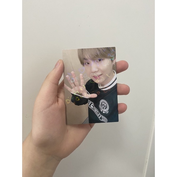 suga bts suga yoongi japan FC renewal magic shop japan blink blink love photocard official (baca des