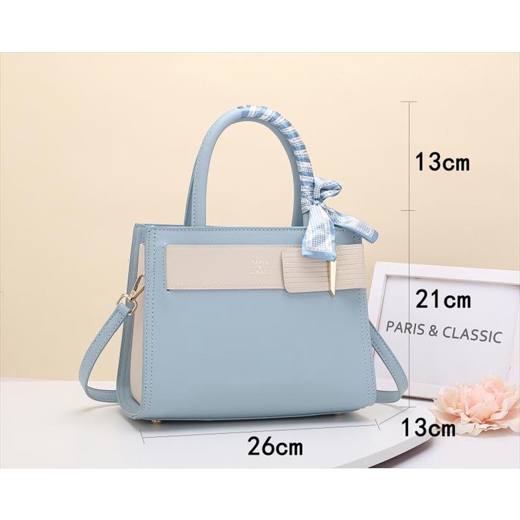 Paris Classic Tas Wanita Import Fashion Branded Original Handbag Top Handle Wanita Tas Jinjing Tenteng Kerja Wanita [PC31791]