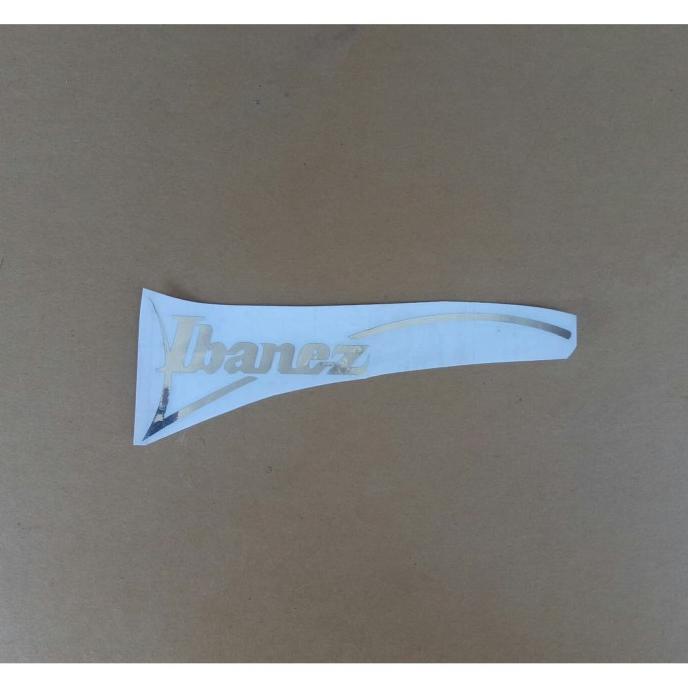 Decal Sticker Ibanez Mirror Silver Chrome BAGUS