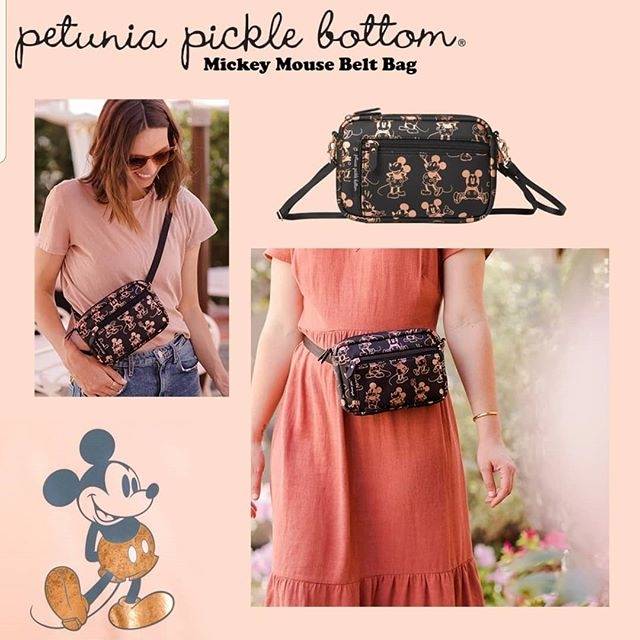 PETUNIA PICKLE BOTTOM MICKEY MOUSE belt bag