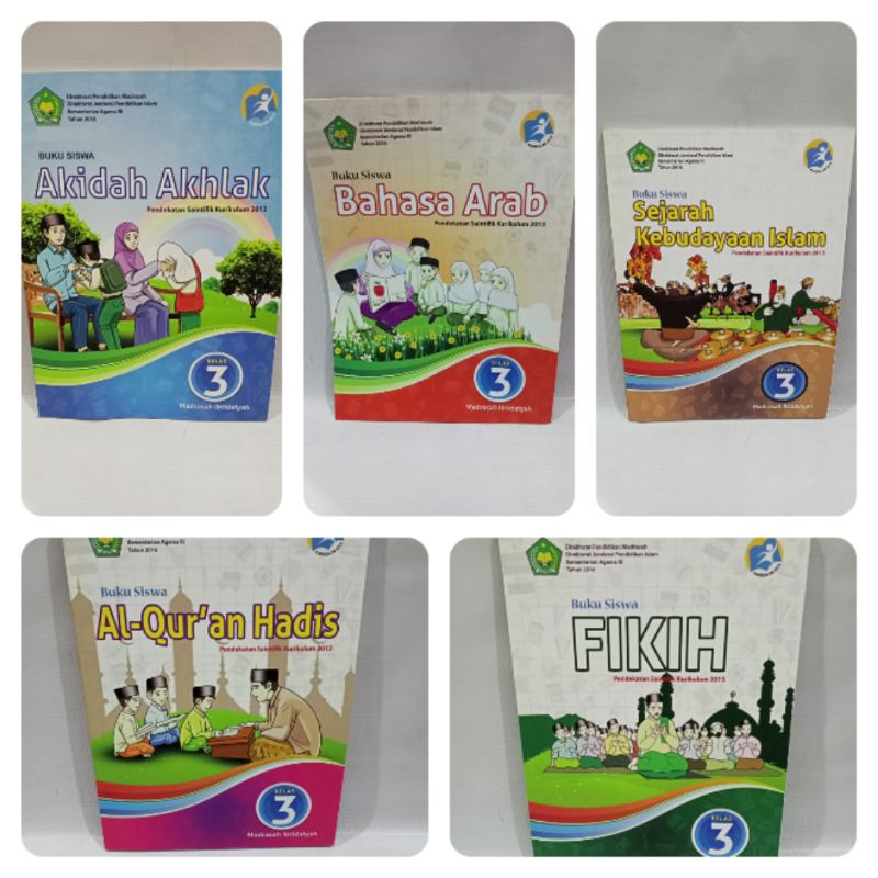 

buku satu paket madrasah ibtidaiyah kelas 3 pendekatan saintifik kurikulum 2013