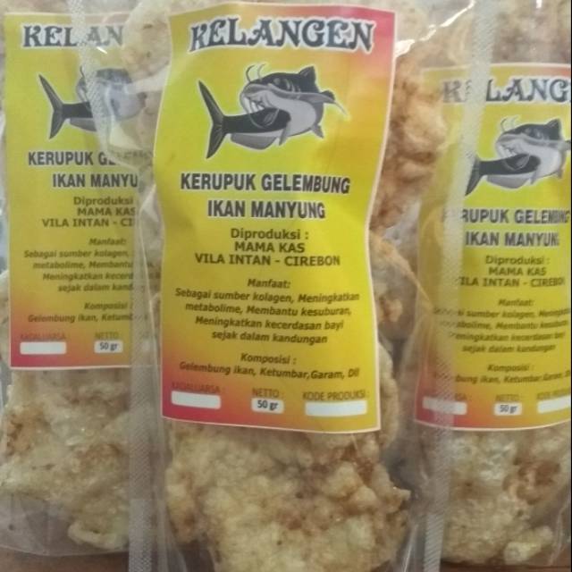 

Kerupuk gelembung ikan manyung