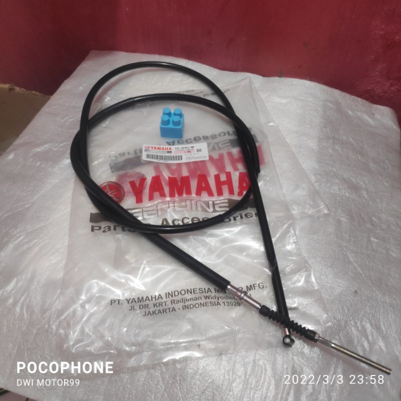 TALI KABEL REM BELAKANG MIO SPORTY ATAU SMILE ORIGINAL ORI YAMAHA