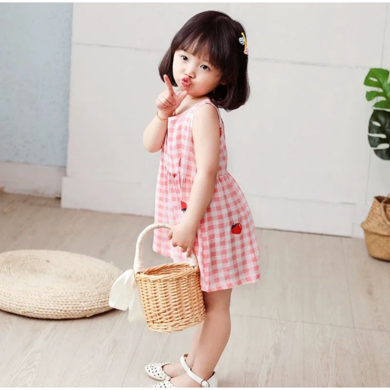 OBS dress bayi 0-3 Tahun impor daster perempuan dres katun import balita anak baby murah lucu korea bogor kado hadiah lahiran newborn baru lahir baby gift set