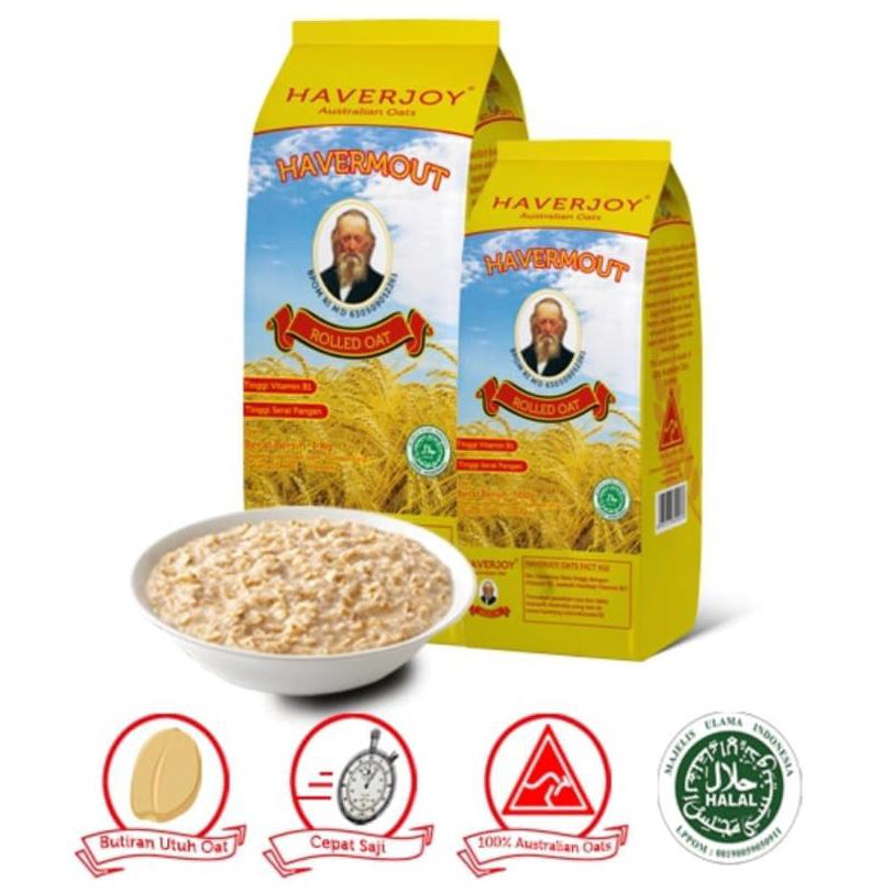 

Buruan Serbu] Gandum Haverjoy - Rolled Oat Australian Oats 1Kg