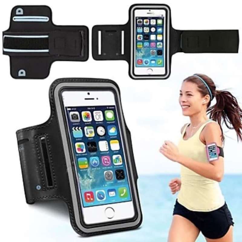 Sports Arm Band 5'5 INCH / Armband Lengan / Case untuk Olahraga / JOGGING / SENAM / FITNESS / ZUMBA