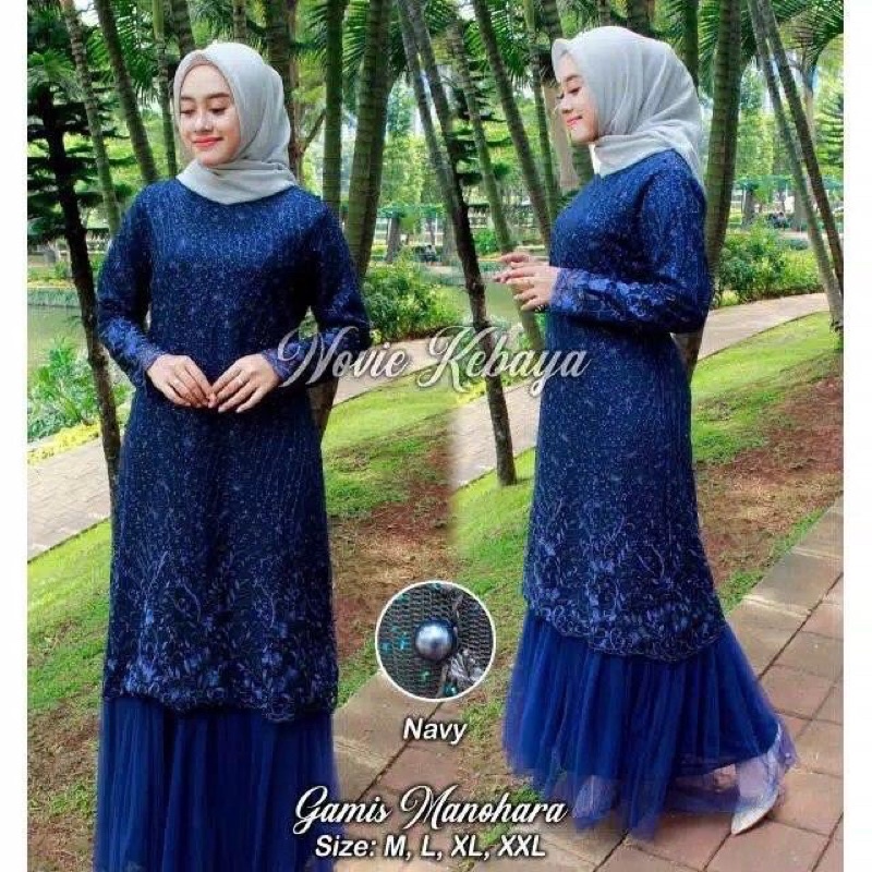 GAMIS BRUKAT TILLE KODANGAN CANTIK • GAMIS BRIDESMAIDS • GAMIS KELUARGA
