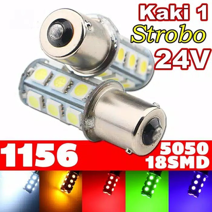 LAMPU LED BEMPER SEN ATRET 24 VOLT KAKI 1 18 LED KEDIP BUS TRUCK