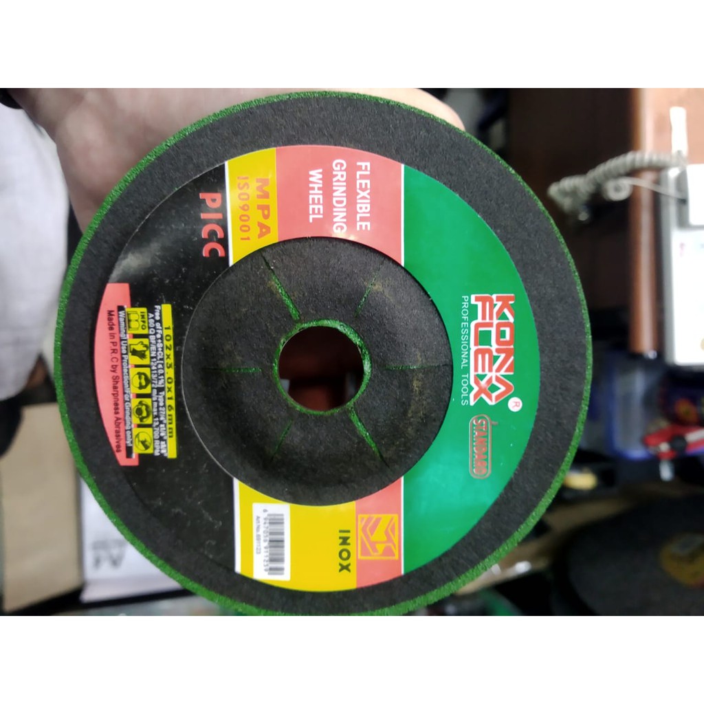 BATU GERINDA FLEXIBLE FLEKSIBEL 4" BATU POLES GRINDA GRINDING WHEEL