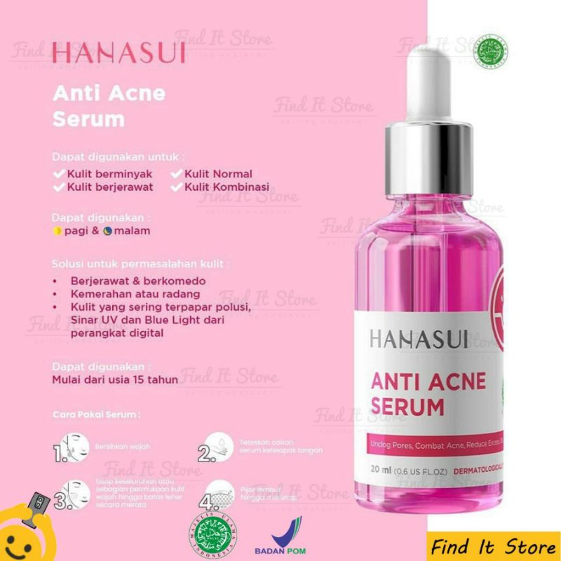 SERUM HANASUI 20ml GOLD VIT C COLLAGEN ANTI ACNE