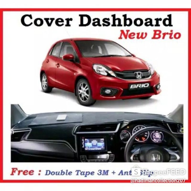 Accessories Karpet Dashboard MOBIL NEW BRIO MOBILIO & BR-V FREE ANTISLIP