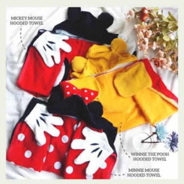 mickey mouse bath towel for toddlers