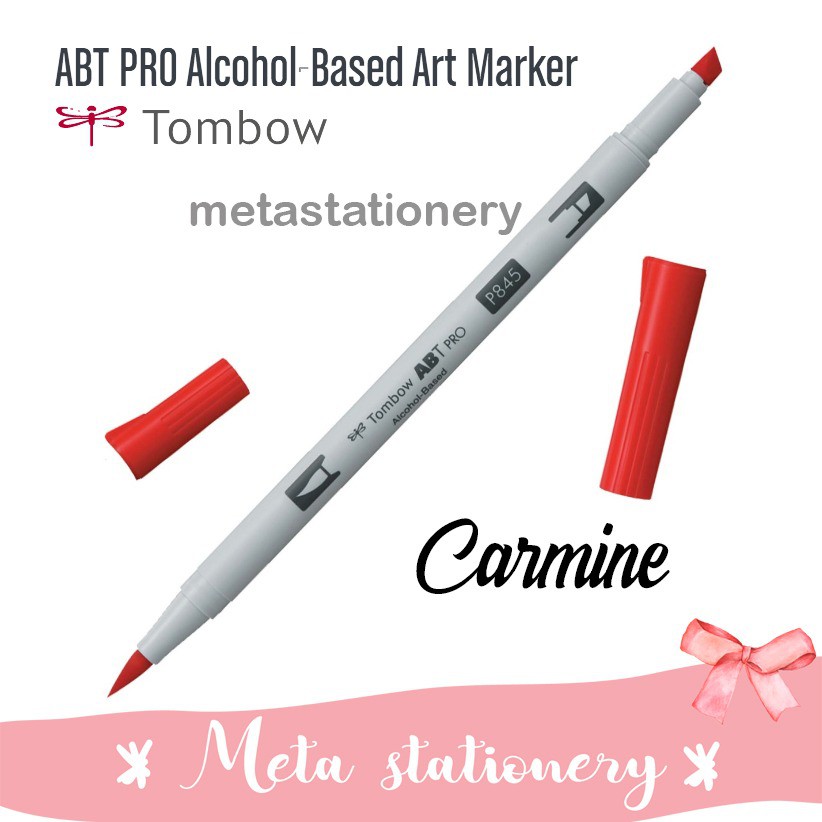 

ABT Pro / Dual Brush Pen Pro Tombow Alcohol Based - P845 Carmine