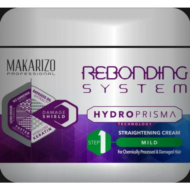 MAKARIZO HIDROPRISMA 500GR/REBONDING MAKARIZO STEP 1/OBAT PELURUSAN MAKARIZO HIDRO PRISMA/HIDROPRISMA MAKARESO/MAKARIZO HIDROPRISMA  STEP 1 MAKARIZO 500ML