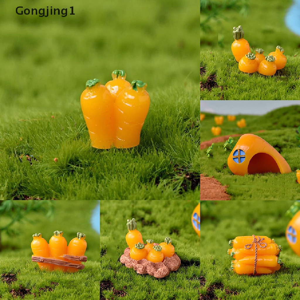 Gongjing1 Miniatur Kelinci DIY Untuk Dekorasi Rumah / Taman