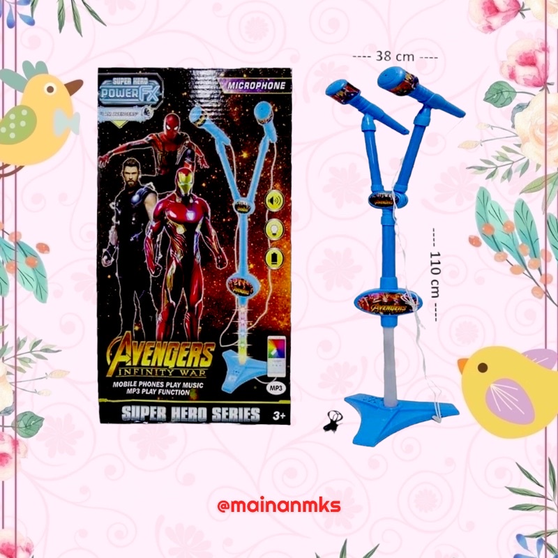 MICROPHONE DOUBLE MIC SOFIA AVENGERS