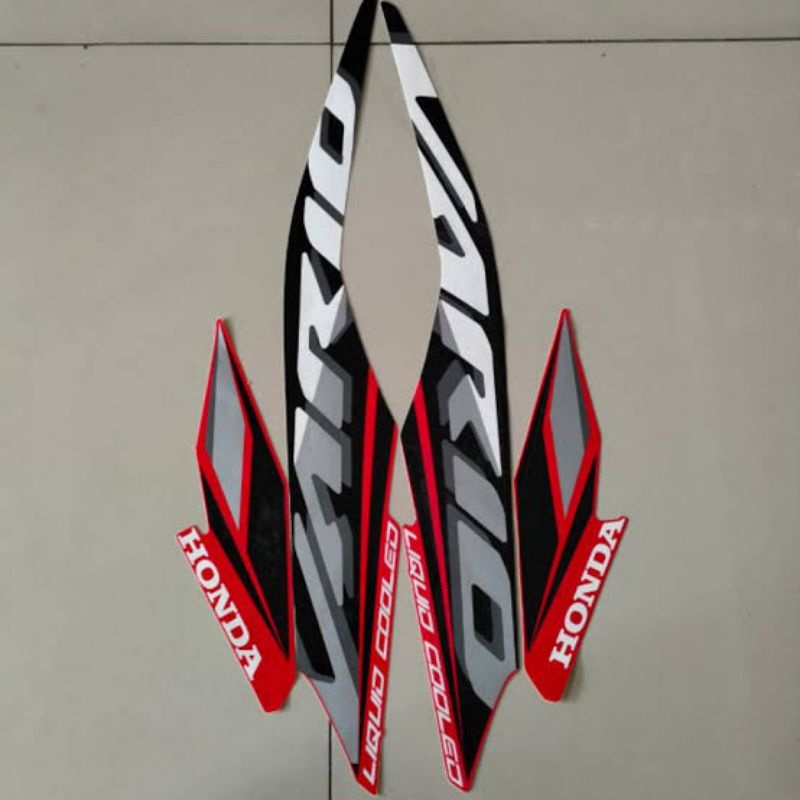 striping Vario cbs 125  merah 2022 striping lis stiker standar Ori Honda Vario 125 CBS 2022 merah