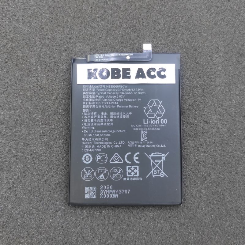 Baterai Hw Nova 2i Nova 2 plus Nova 3i HB356687ECW Ori