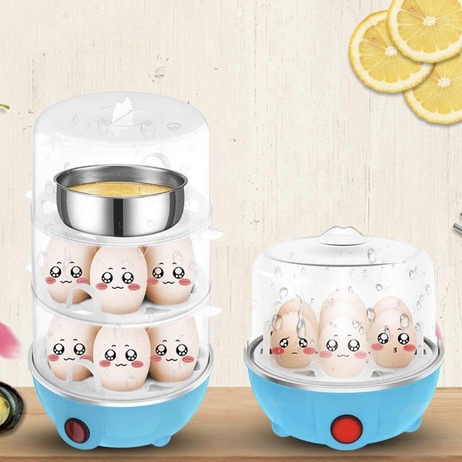 READY INSTANT 3 in 1 Egg Cooker GOSEND GRAB