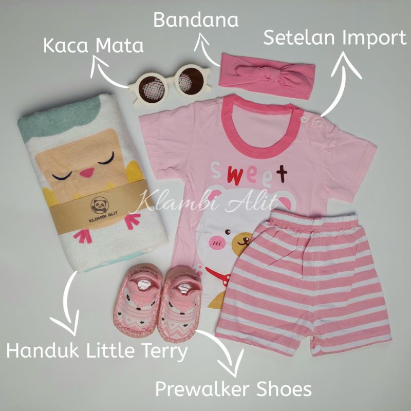 Klambi Alit Paket Hampers Bayi/ paket kado bayi/ kado lahiran / kado bayi / Baju Newborn/ Newborn Gift Set