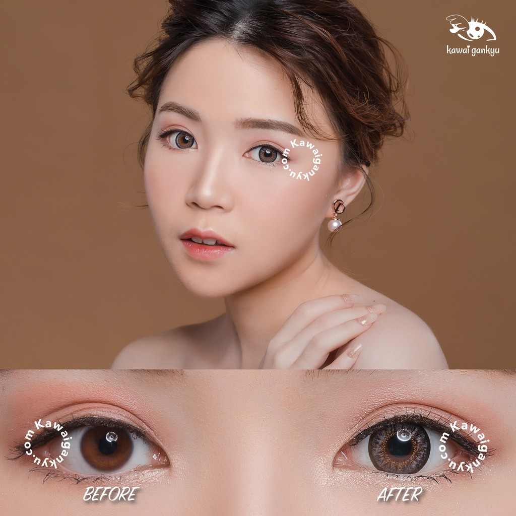 KawaiGankyu Softlens - Princess Luna Gray (1botol)