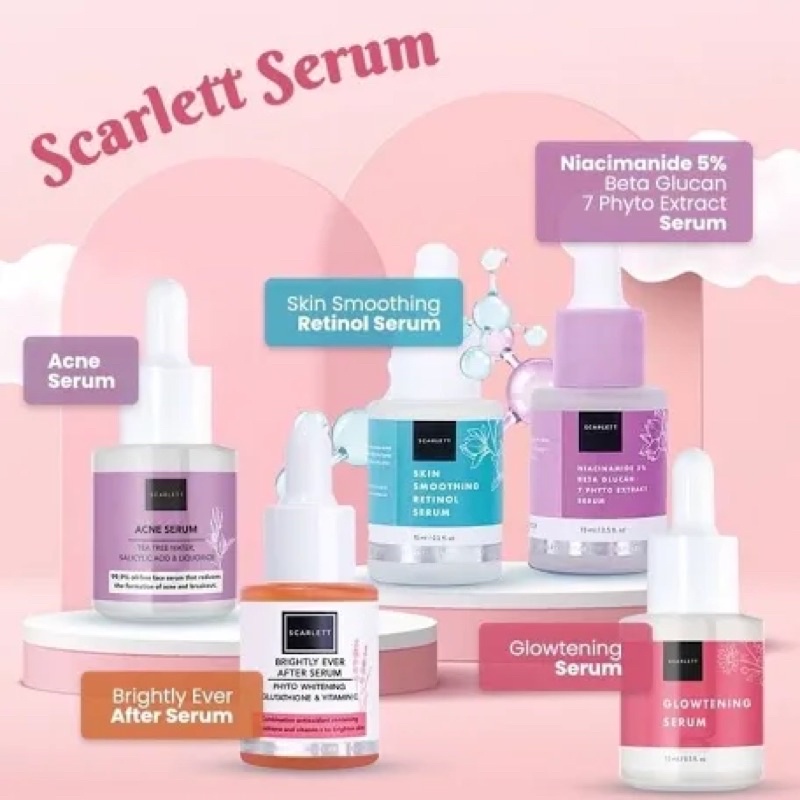 Scarlett Whitening Acne Serum Brighty Serum