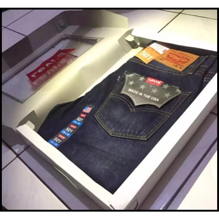 Celana Jeans Pria Levis 501 Original Made In Usa Import Levis 501