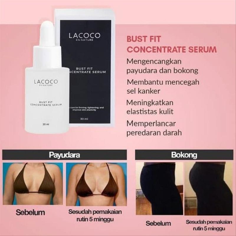 LACOCO BUST FIT SERUM 30ML CONCENTRATE PENGENCANG PAYUDARA WANITA