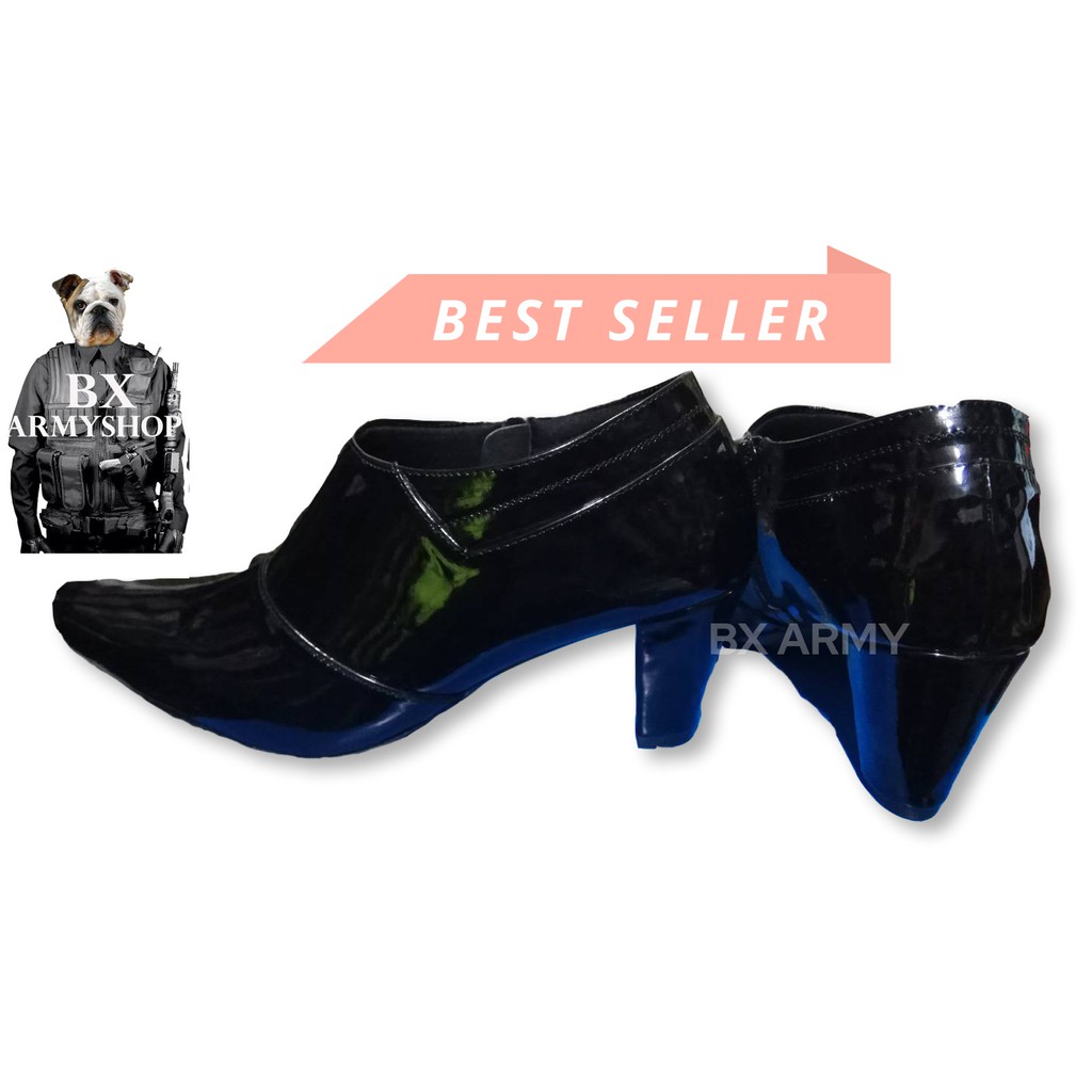 Sepatu PDH Semi boot polwan PNS TNI POLRI GROSIR