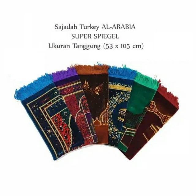 Sajadah Turkey Al - Arabia Super Spiegel Turki 53 X 105 CM