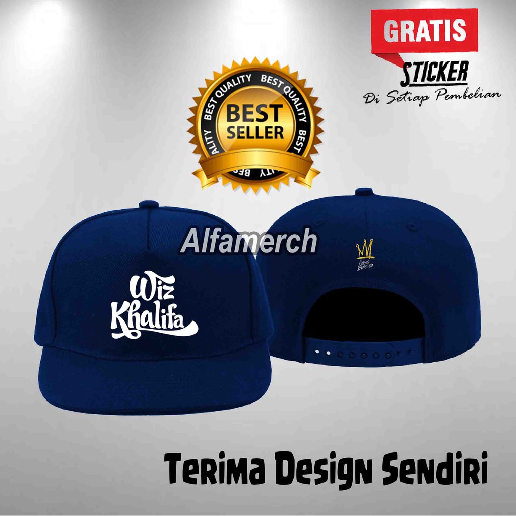 KEREN Topi Snapback WIZ KHALIFA Pria Wanita Warung Kaos