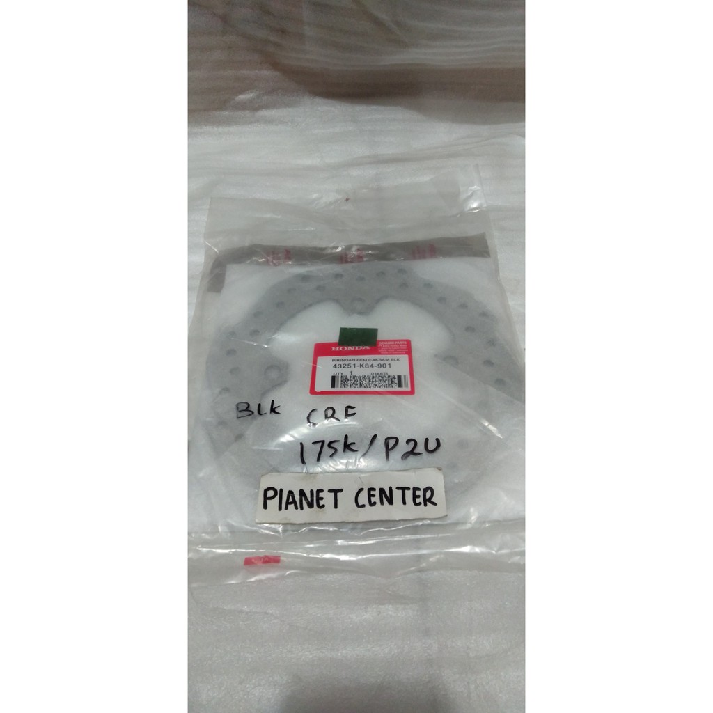 PIRINGAN KAMPAS BELAKANG HONDA CRF ORIGINAL