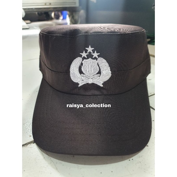 topi pilkep terbaru/ topi pilkep bintara /topi polisi model terbaru