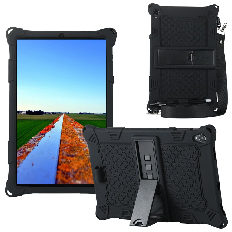 Case Bahan Silikon Dengan Tali Pegangan Dan Pena Untuk Tablet Alldocube Iplay40 10.4 Inch