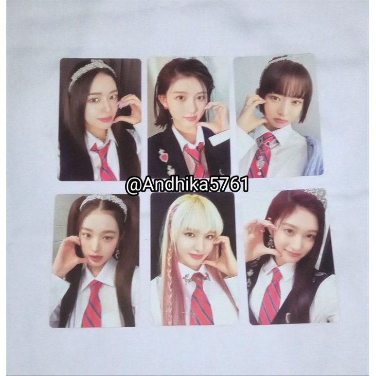 IVE Benefit Heart SSQ Jewel Case Photocard / IVE Photocard Bene Heart SSQ Wony Wonyoung Gaeul Rei Yu