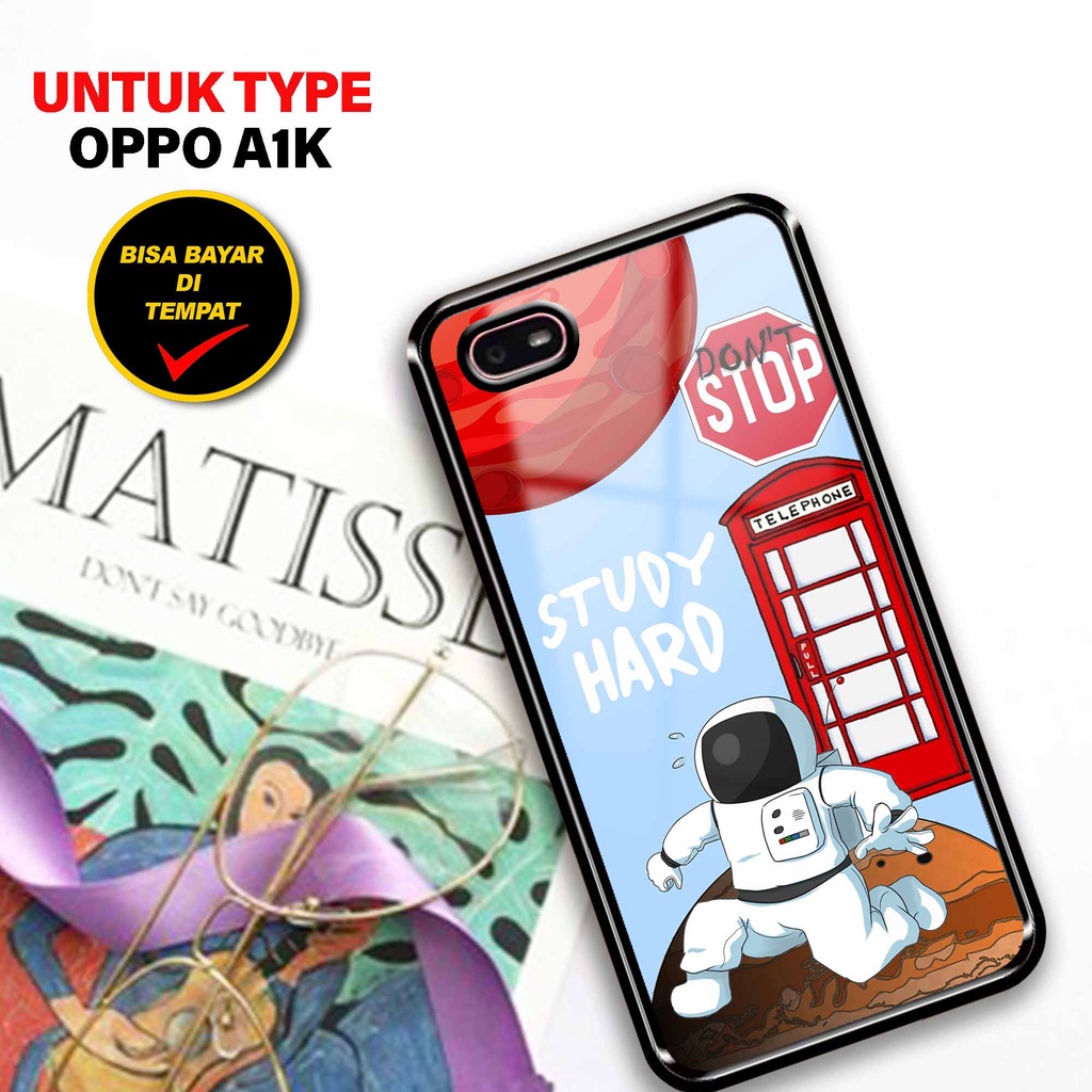 Case Oppo A1K - Hardcase 2D Glossy Oppo A1K - Fashion Case Oppo A1K - Motif [ NasaAstro ] - Case Ter