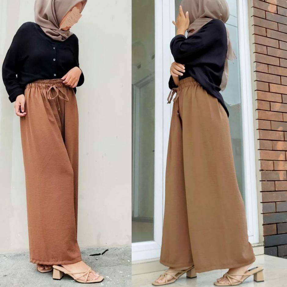 TERMURAH 8637 RUBBY KULOT DAILY BAHAN CRINKLE AIRFLOW PREMIUM/KULOT CRINKLE AIRFLOW HW ニ