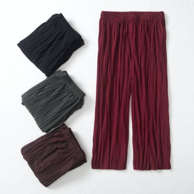 Wide leg wrinkles / pants plisket / kulot plisket  / plisket jumbo