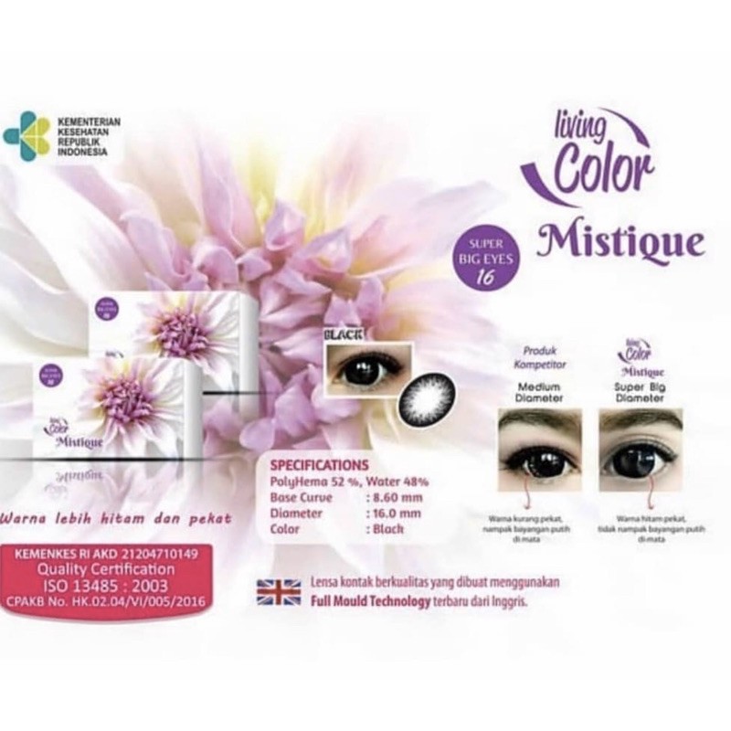 SOFTLENS LIVING COLOR MISTIQUE / SOFTLENS BIG EYES